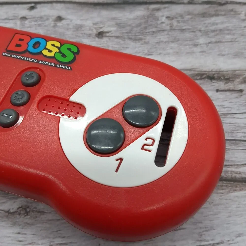 BOSS Big Oversized Super Shell For Nintendo Wii Remote Controllers Red